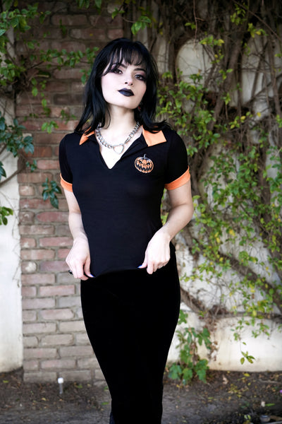Pumpkin Polo Tee
