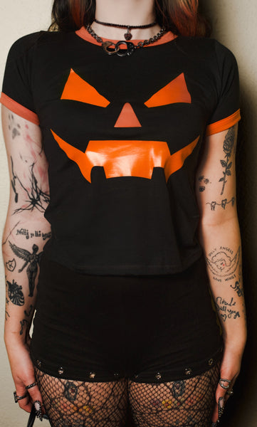 Pumpkin Ringer Tee