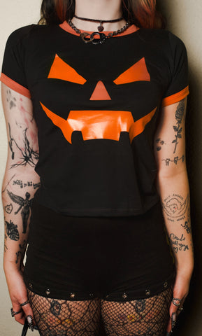 Pumpkin Ringer Tee