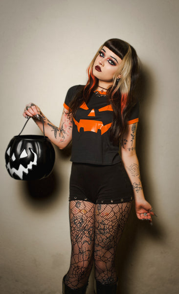 Pumpkin Ringer Tee