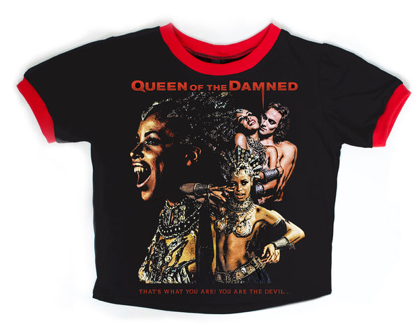 Queen of the Damned Ringer Tee (Devil)