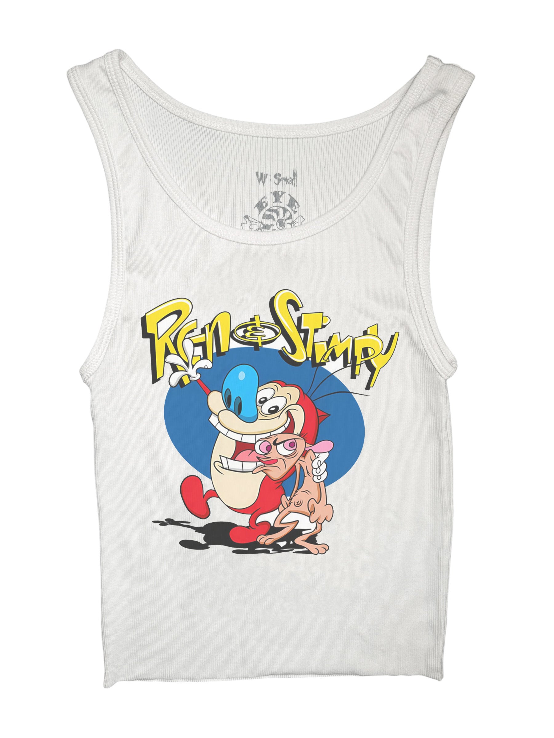 Ren and Stimpy Ribbed Tank Top