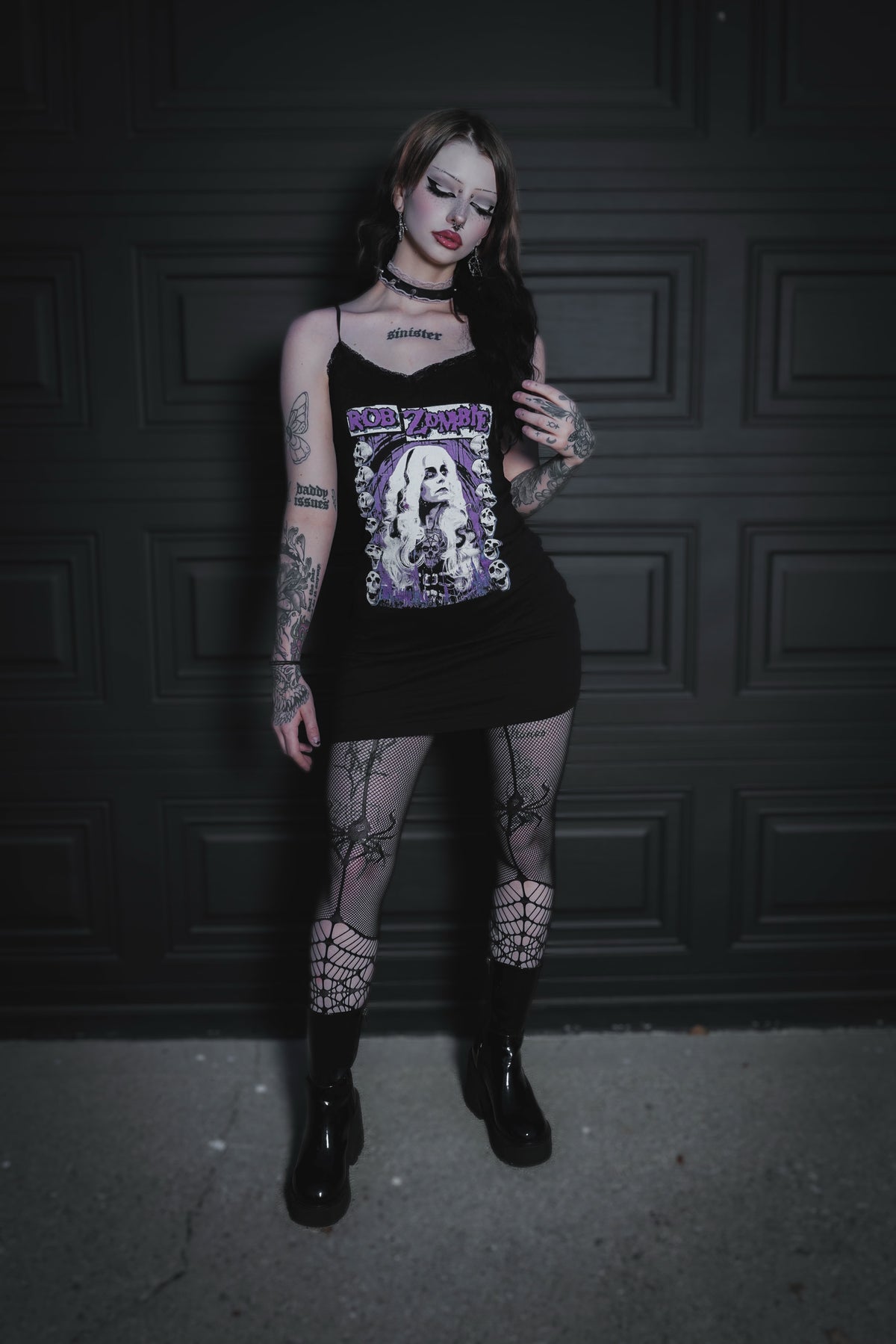 Rob Zombie (Living Dead Girl) Lace Strap Dress