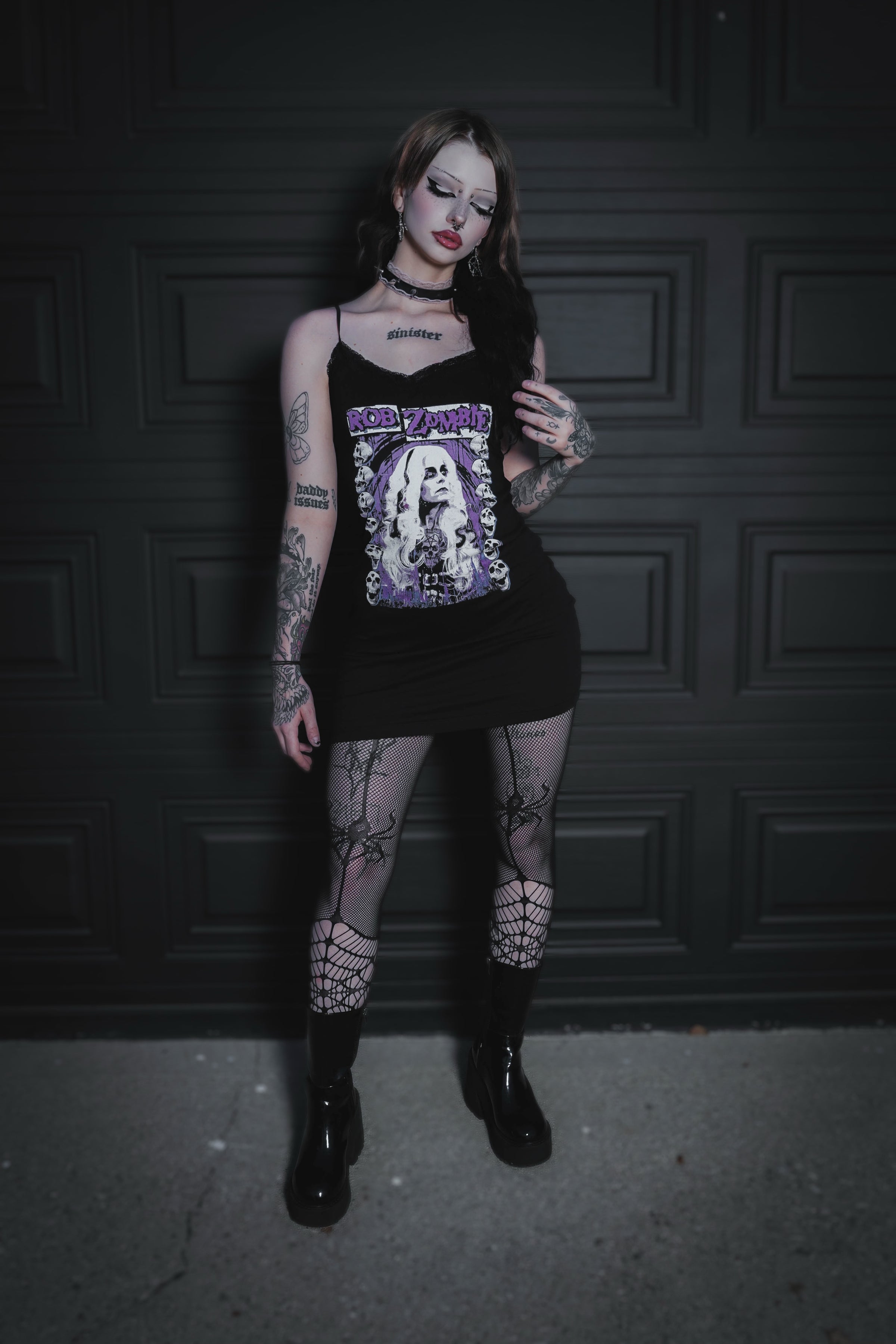 Rob Zombie (Living Dead Girl) Lace Strap Dress