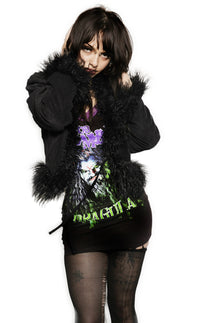 Rob Zombie Purple Lace Strap Dress