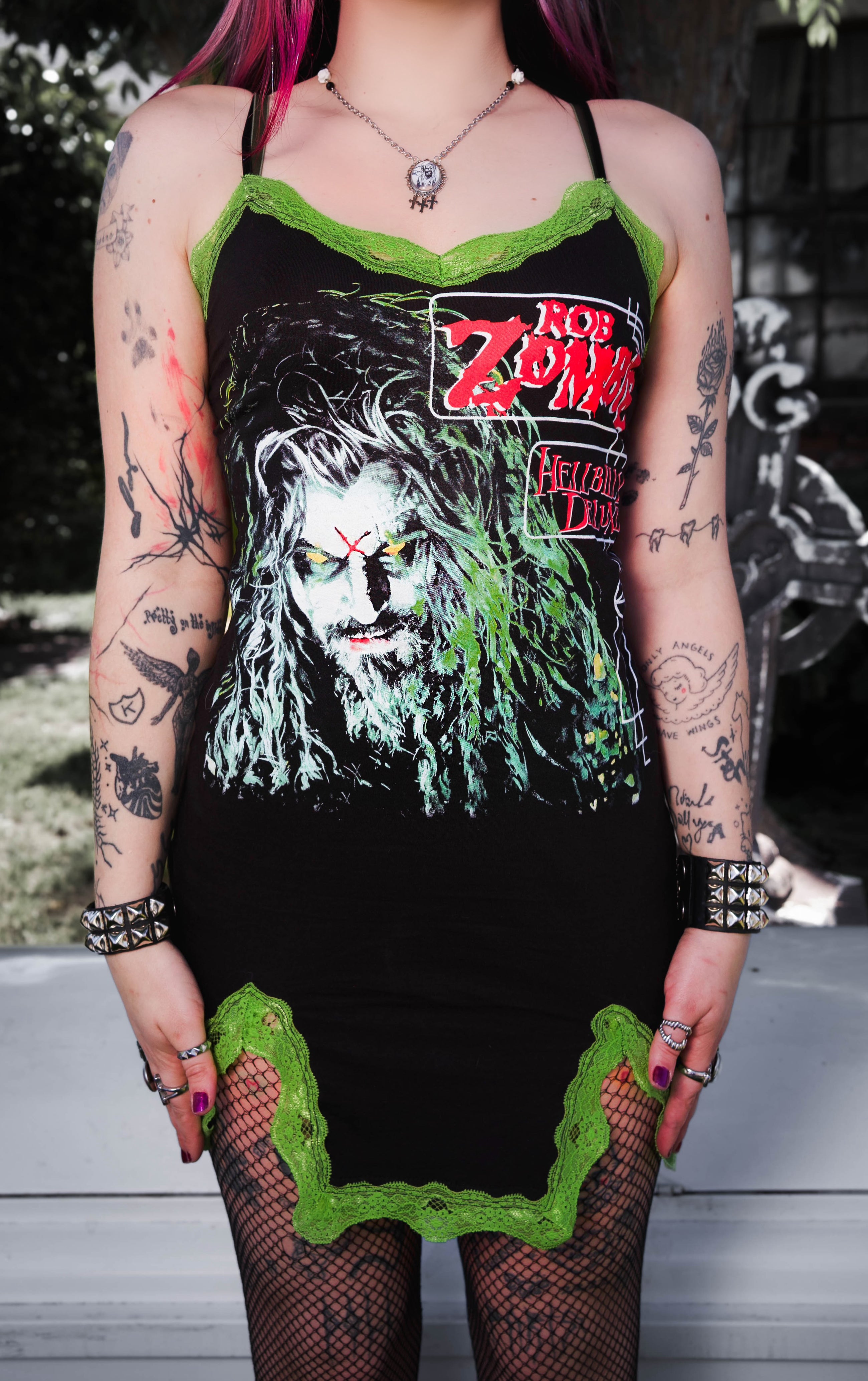 zombie skater dress Zombie Cheer Skater Dress- Halloween, Bounding, Costume, & Matching Family Style L