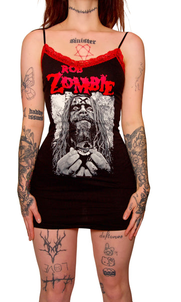 Rob Zombie Lace Strap Dress