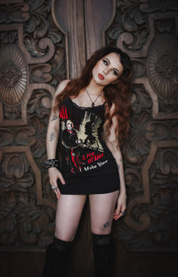 Saw Lace Strap Dress
