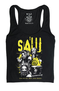 Saw Ribbed Tank Top