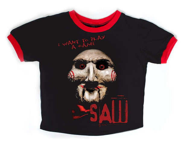 I want to play a game Ringer Tee