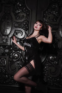 Satyricon Mini Slip Dress (Rosary)