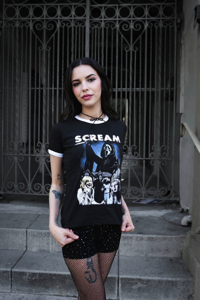 Scream Ringer Tee