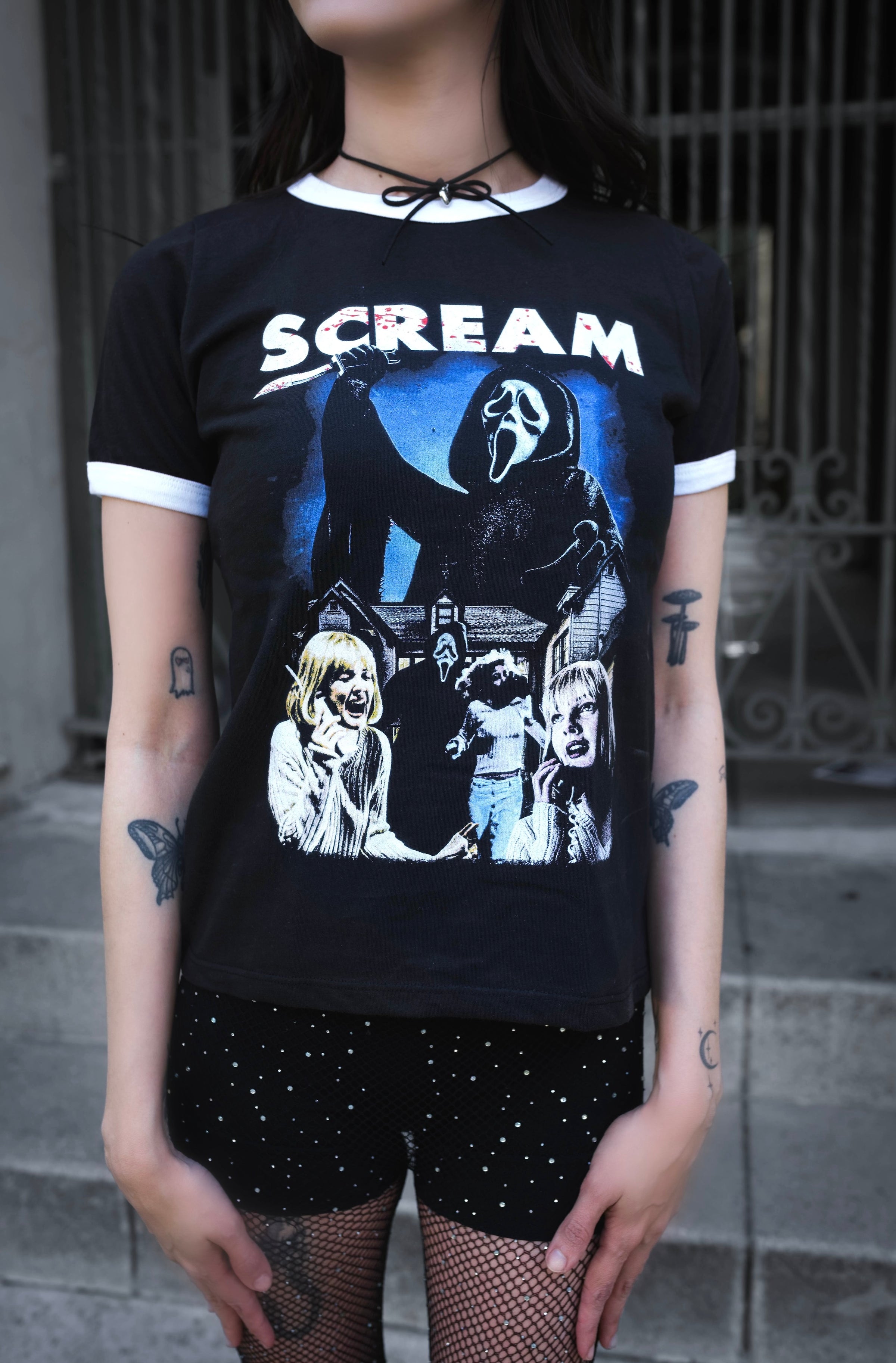 Scream Ringer Tee