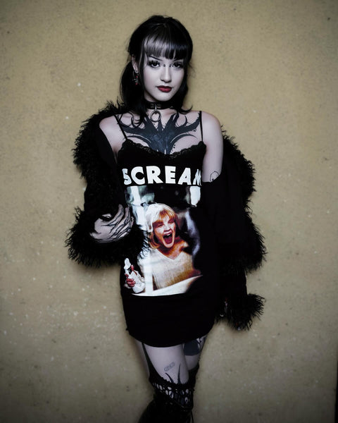 Scream (Casey) Lace Strap Dress