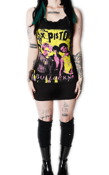 Sex Pistols Lace Strap Dress