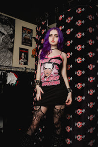 Silence of the Lambs Pink Lace Strap Dress