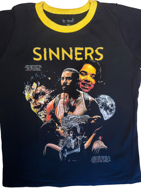 Sinners Ringer Tee