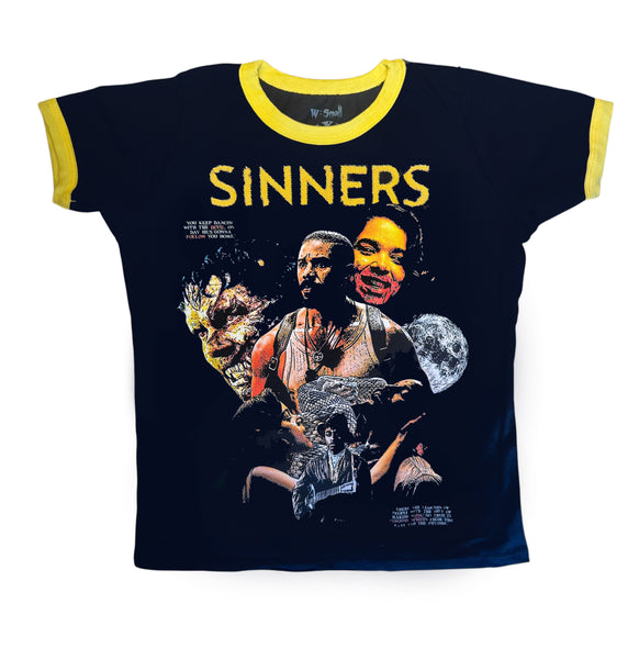 Sinners Ringer Tee