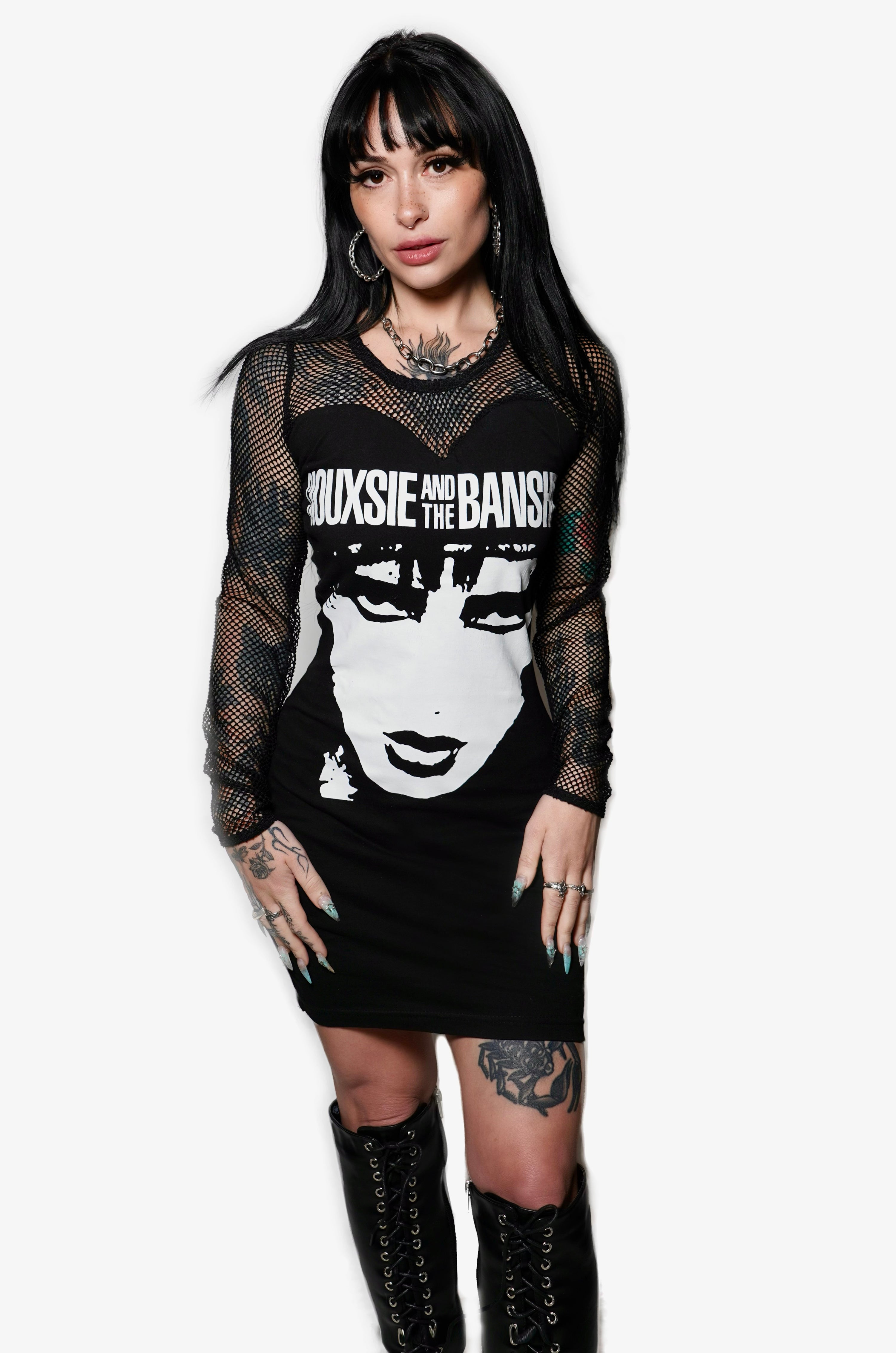 Siouxsie and the Banshees Fishnet Dress, S Siouxsie and the Banshees Fishnet Dress, S