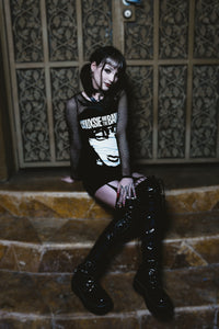 Siouxsie and the Banshees Fishnet Dress
