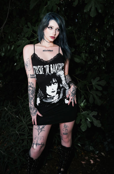 Siouxsie and the Banshees Lace Strap Dress