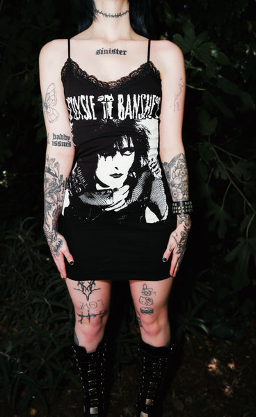 Siouxsie and the Banshees Lace Strap Dress
