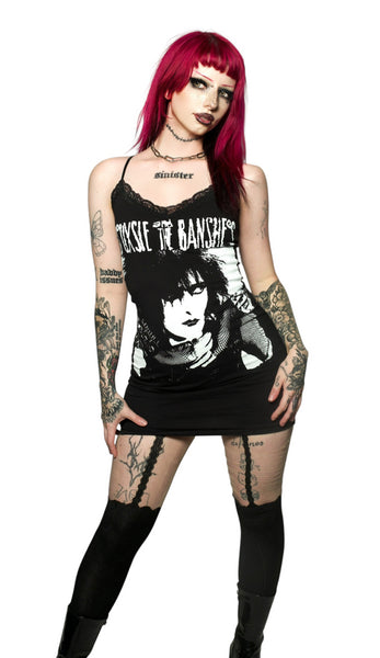 Siouxsie and the Banshees Lace Strap Dress