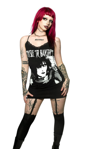 Siouxsie and the Banshees Lace Strap Dress