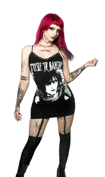 Siouxsie and the Banshees Lace Strap Dress