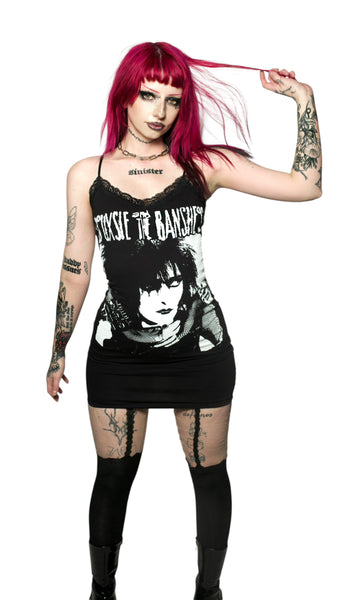 Siouxsie and the Banshees Lace Strap Dress