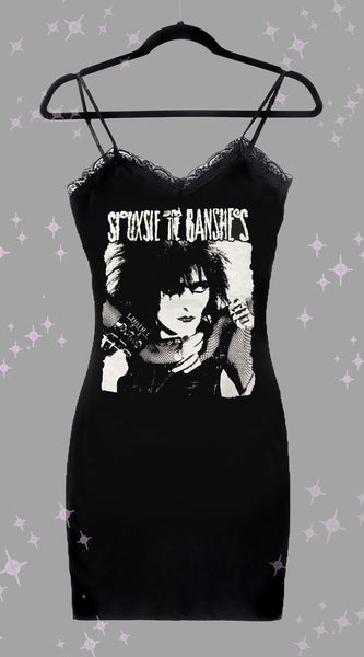 Siouxsie and the Banshees Lace Strap Dress