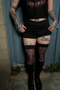 Stripped Mini Skort