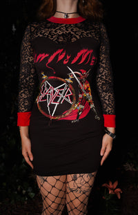 Slayer Long Sleeve Lace Dress