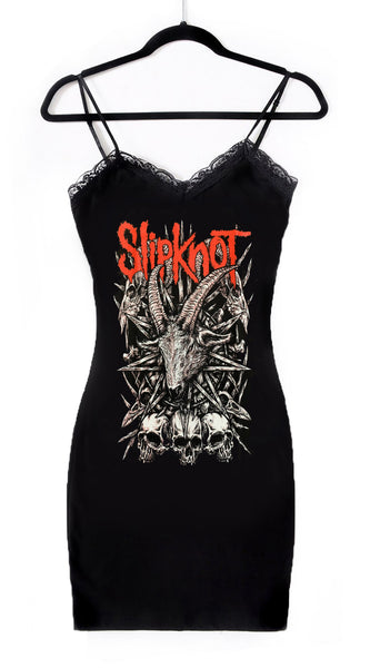 Slipknot - (Goat) Lace Strap Dress