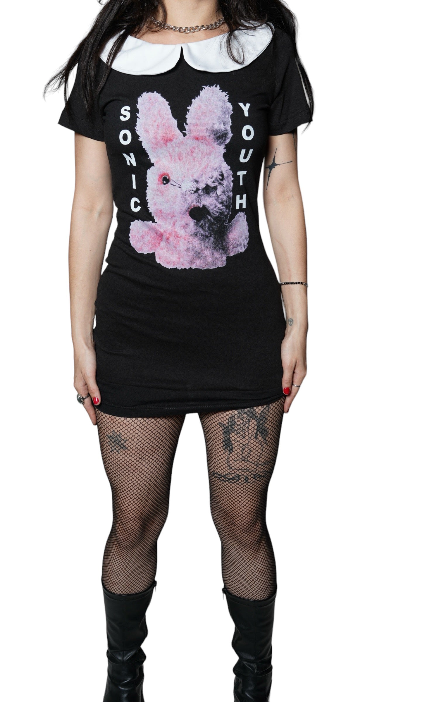 Sonic Youth Peter Pan Collar Dress, M Sonic Youth Peter Pan Collar Dress, M