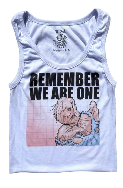 We are one Ribbed Tank Top