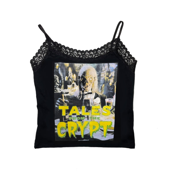 Tales from the Crypt Cropped Lace Tank (Limited edition)