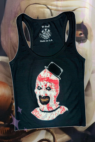 Art The Clown Ribbed Tank Top