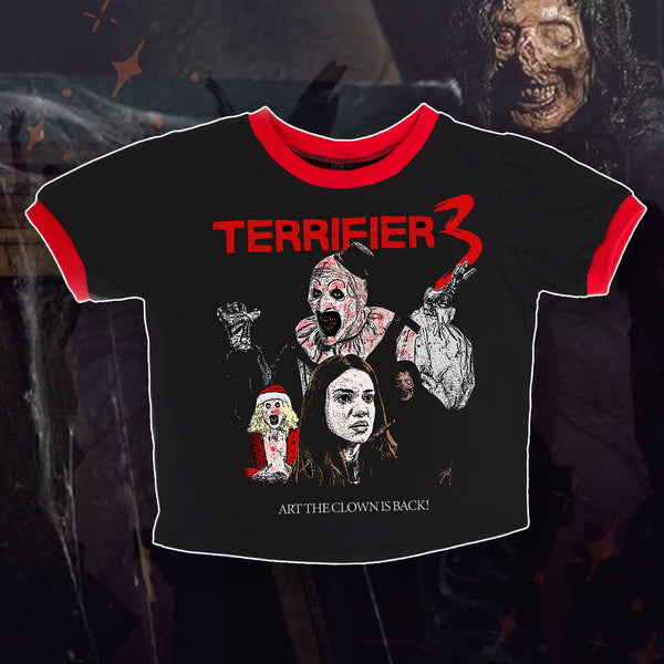 Terrifier 3 Ringer Tee (Black)