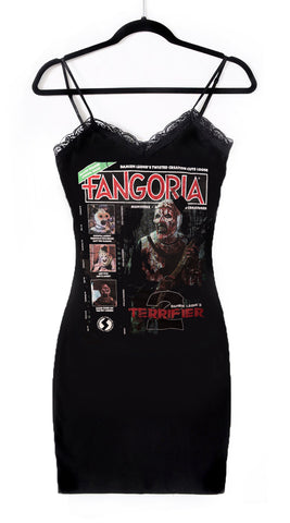 Terrifier X Fangoria Magazine Cover Lace Strap Dress
