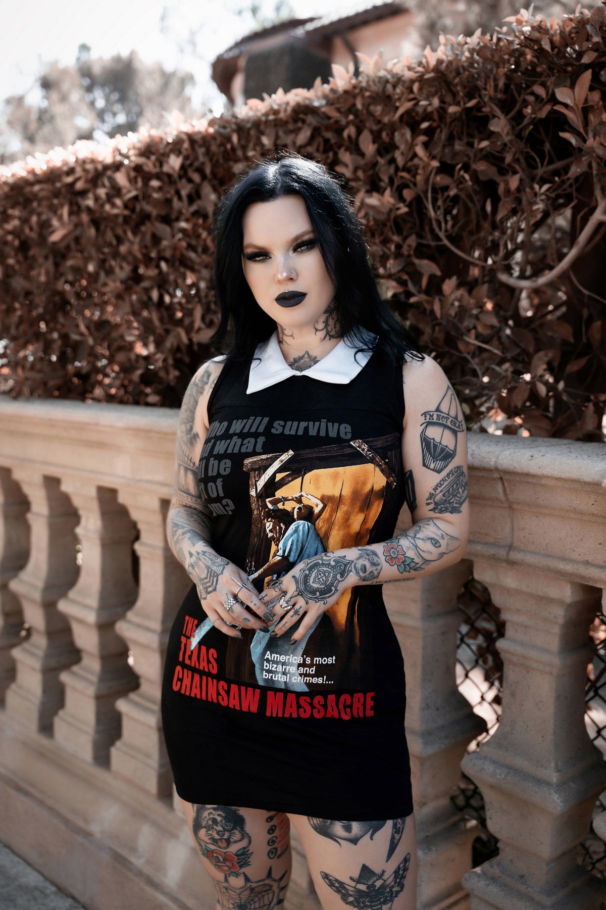 Texas Chainsaw Massacre Collar Dress
