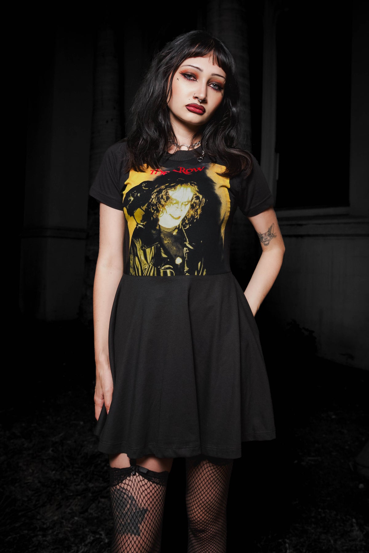 The Crow Baby Doll Dress (Black)