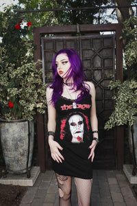 The Crow Lace Strap Dress (Rose)