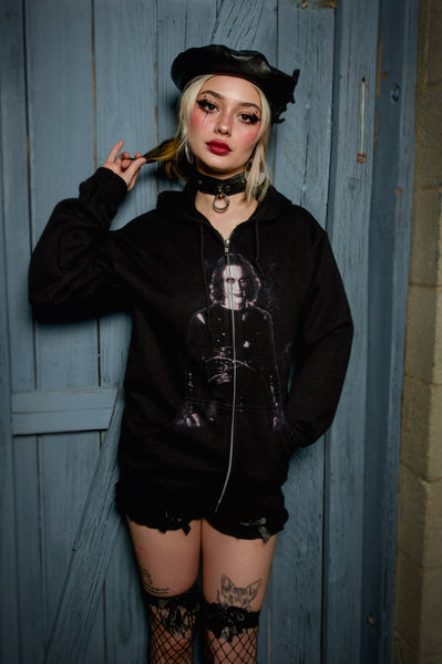 The Crow Zipped Hoodie (Unisex)