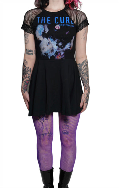 The Cure Fishnet Baby Doll Dress