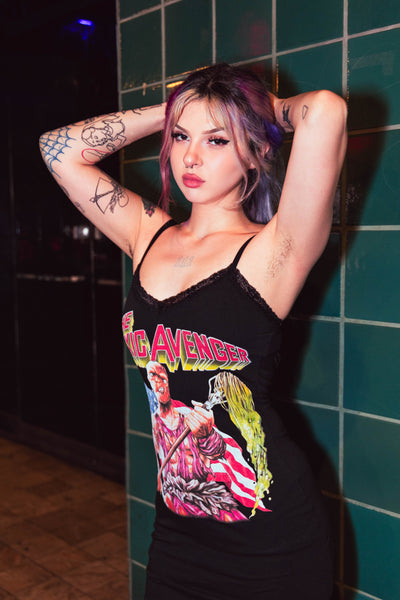 Toxic Avenger Lace Strap Dress