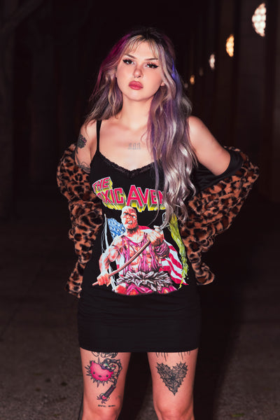 Toxic Avenger Lace Strap Dress