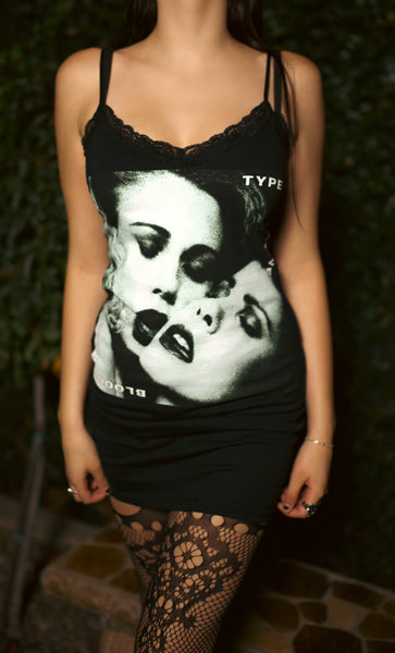 Type O' Negative Lace Strap Dress