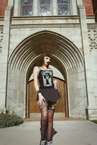Peter Lace Ribbed Tank