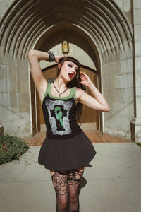 Peter Lace Ribbed Tank